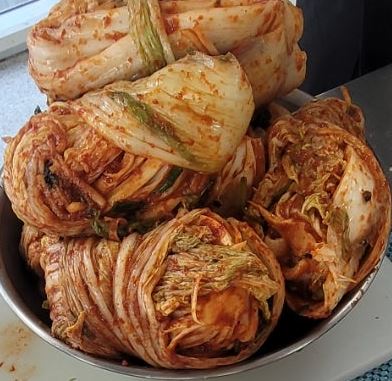 배추 김장 김치 완성