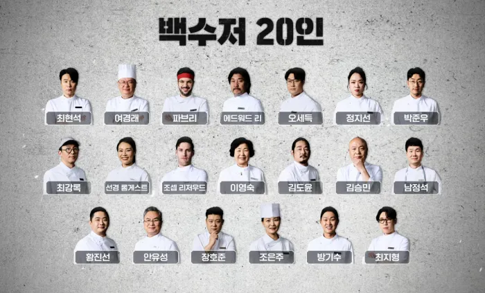 백수저 20인