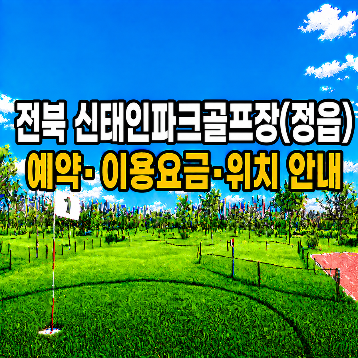 전북 신태인파크골프장(정읍) 예약하는 법·이용요금·위치 한눈에 정리
