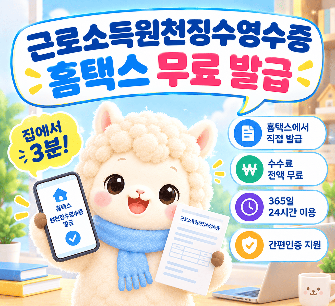 근로소득원천징수 영수증