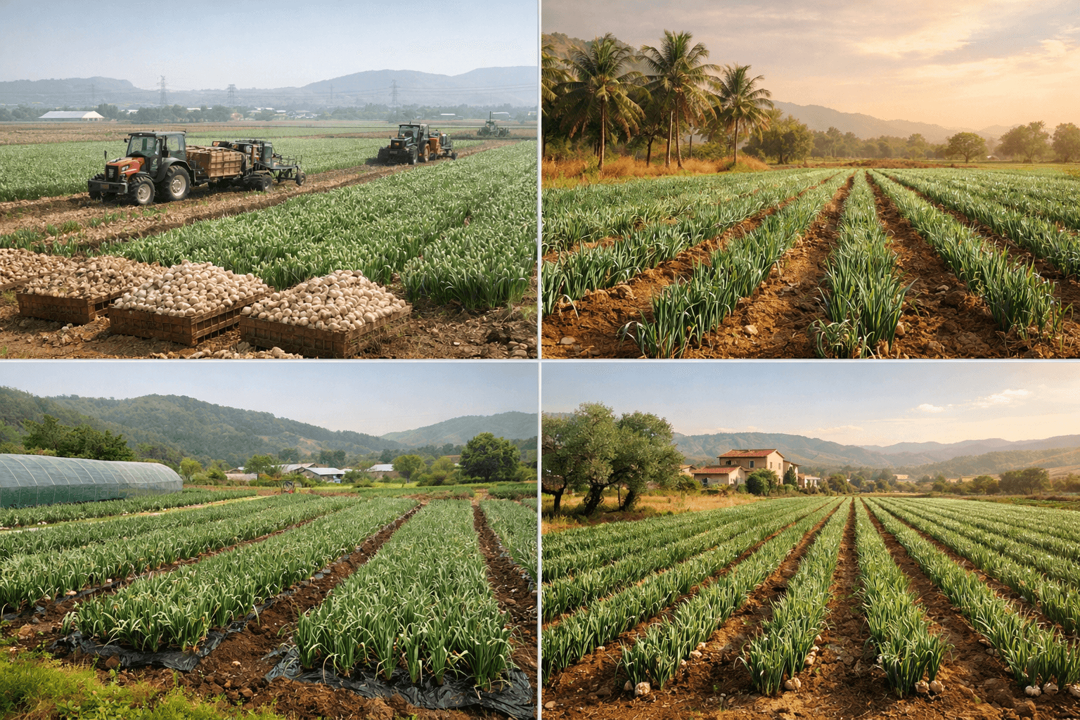 세계 주요 마늘 산지와 생산 특징