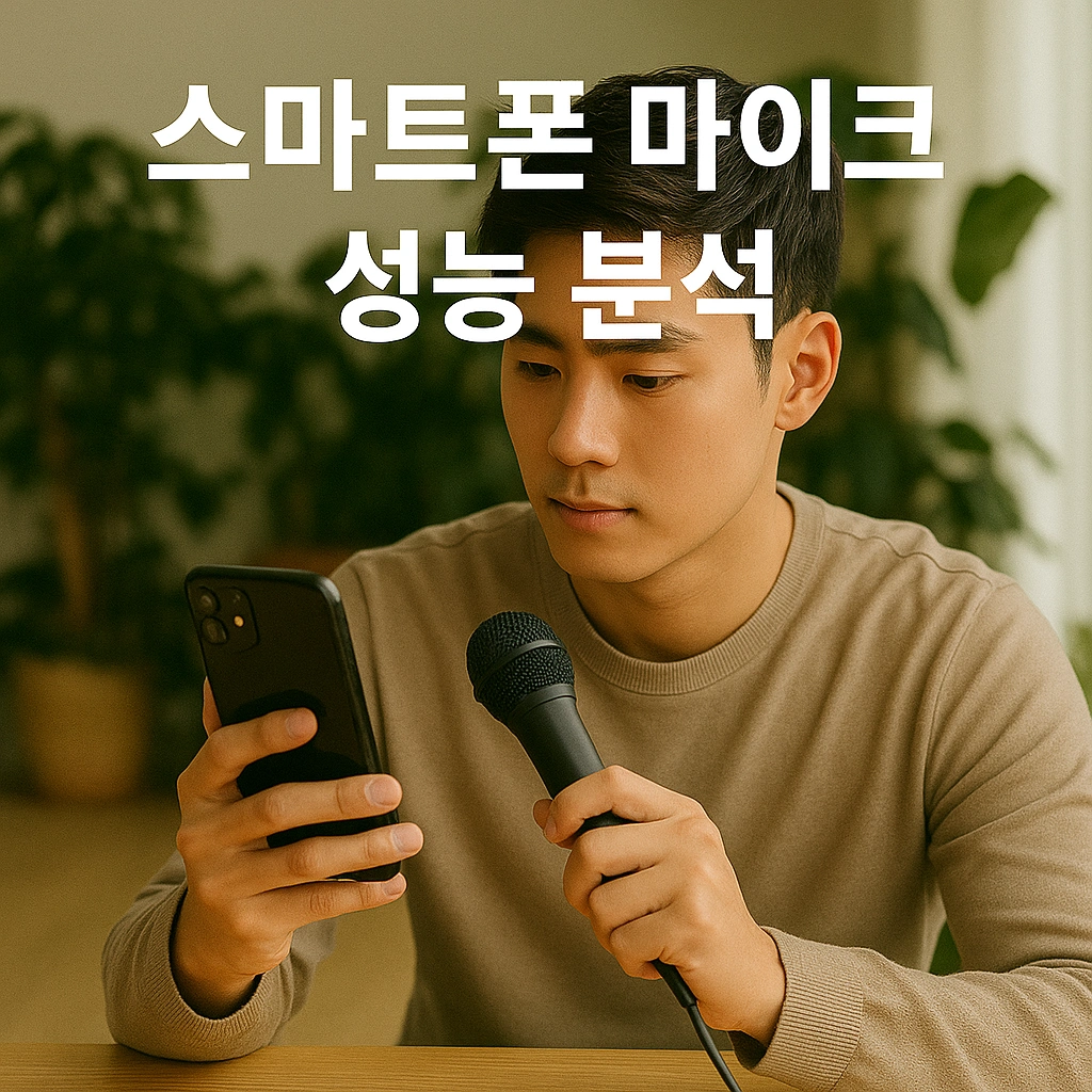 스마트폰 마이크 음질 비교 가이드