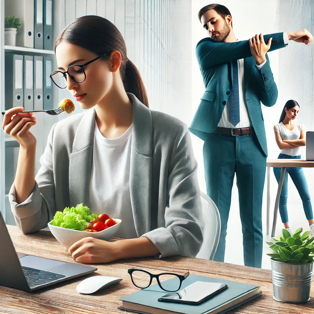 직장인을 위한 건강 습관! 식단, 운동, 자세까지 총정리