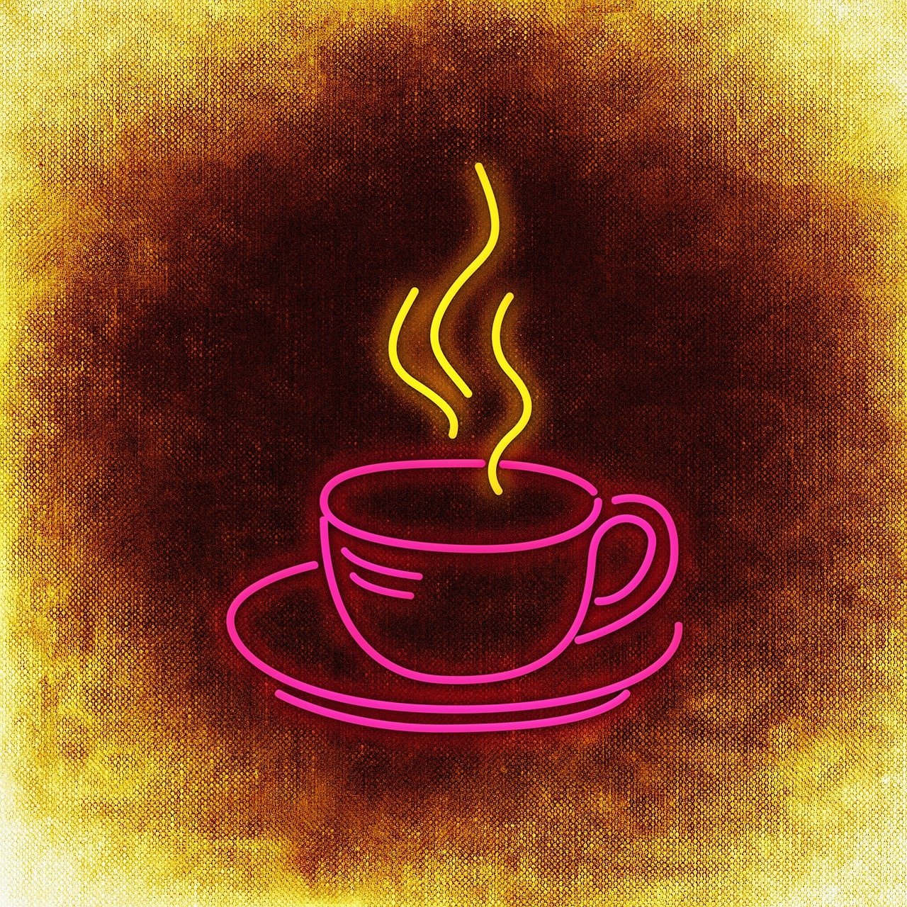A hot coffee
