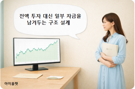 현금 비중을 유지하는 차분한 선택