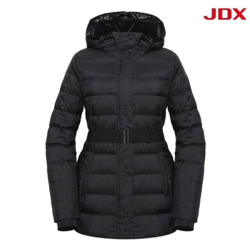 제이디엑스 JDX 여성 후드일체형 긴기장 다운 점퍼 X1SWWDW61CH