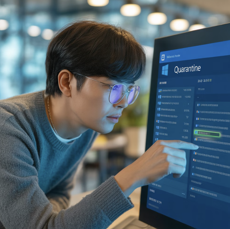 3단계: 격리된 파일 구출하기