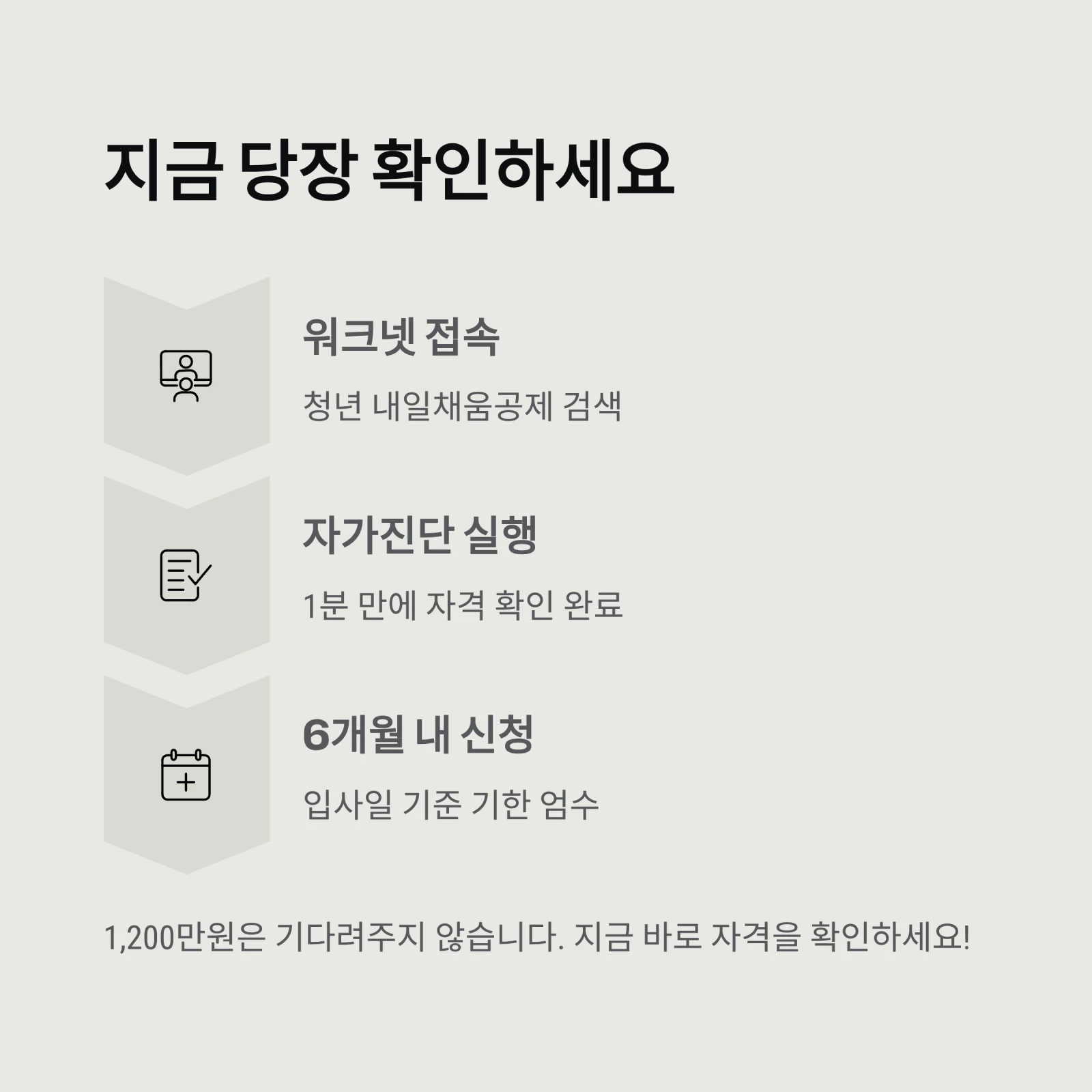 청년 내일채움공제 자격, 2026년 기준 '이것' 모르면 100% 탈락합니다 (나이, 고용보험, 6개월)