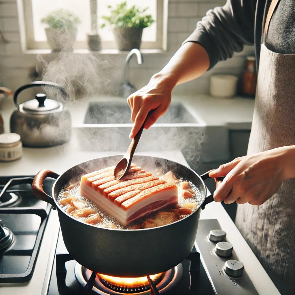 수육 냄새없이 삶기