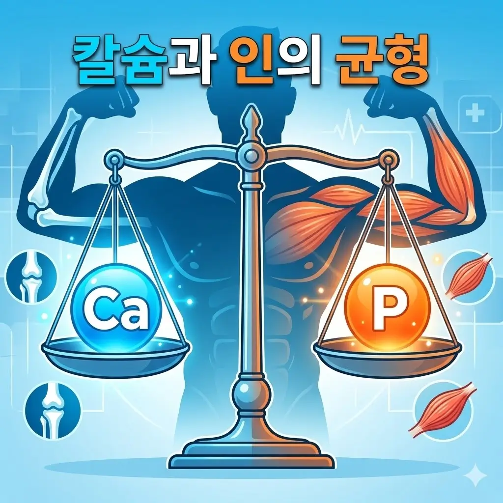 칼슘과 인의 균형이 근육 유지에 중요한 이유