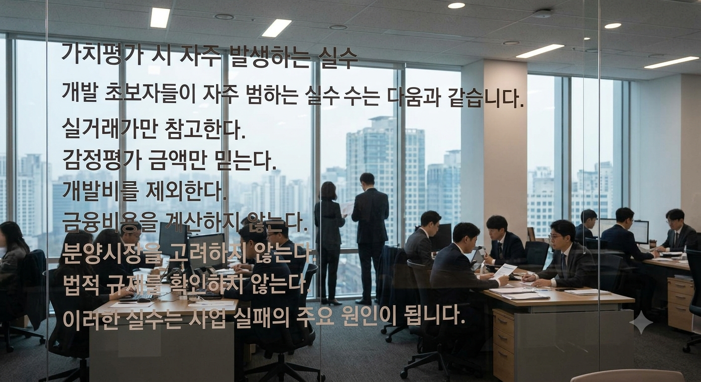 가치평가 시 자주 발생하는 실수