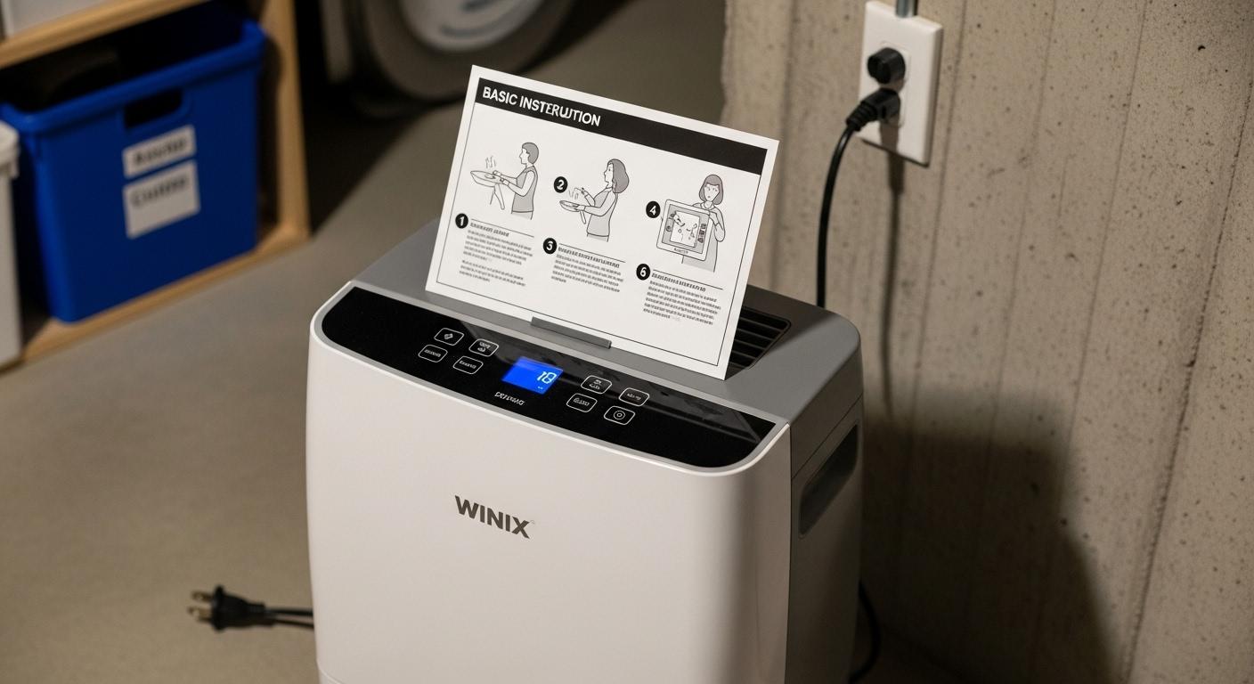 위닉스 제습기 사용방법