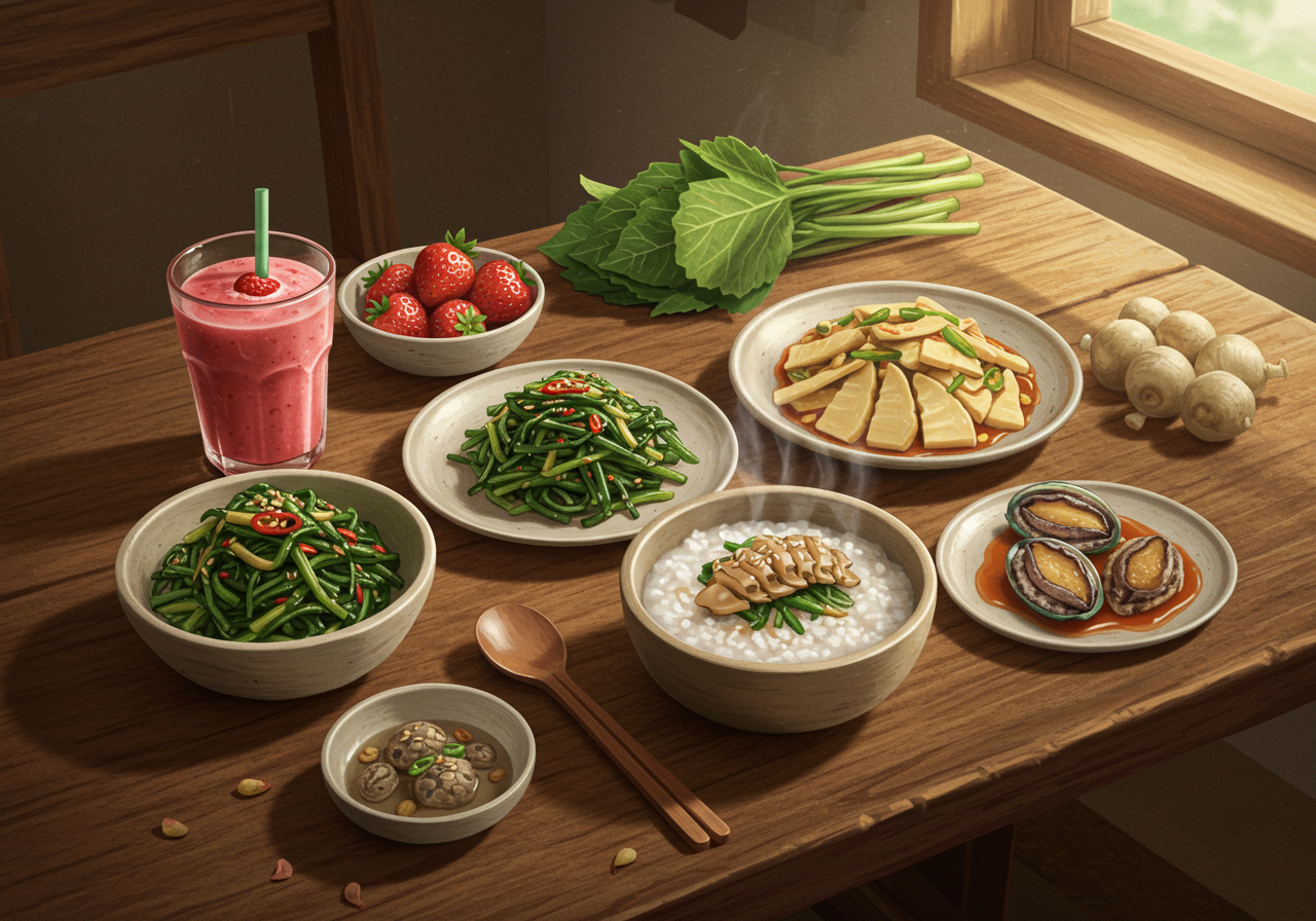 5월 제철음식 8가지로 건강 챙기기