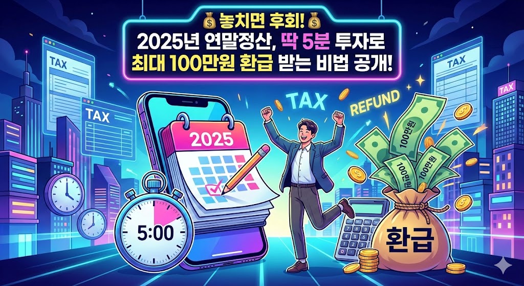 💰놓치면 후회!💰 2025년 연말정산