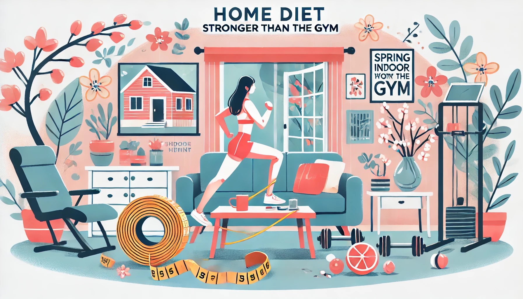 헬스장보다 강력한 집콕 봄 다이어트