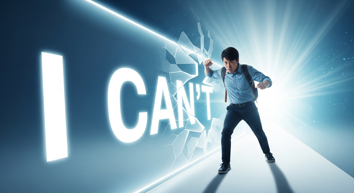 자기 한계 돌파: '나는 안 돼'라는 무의식적 제약을 깨뜨리는 선언