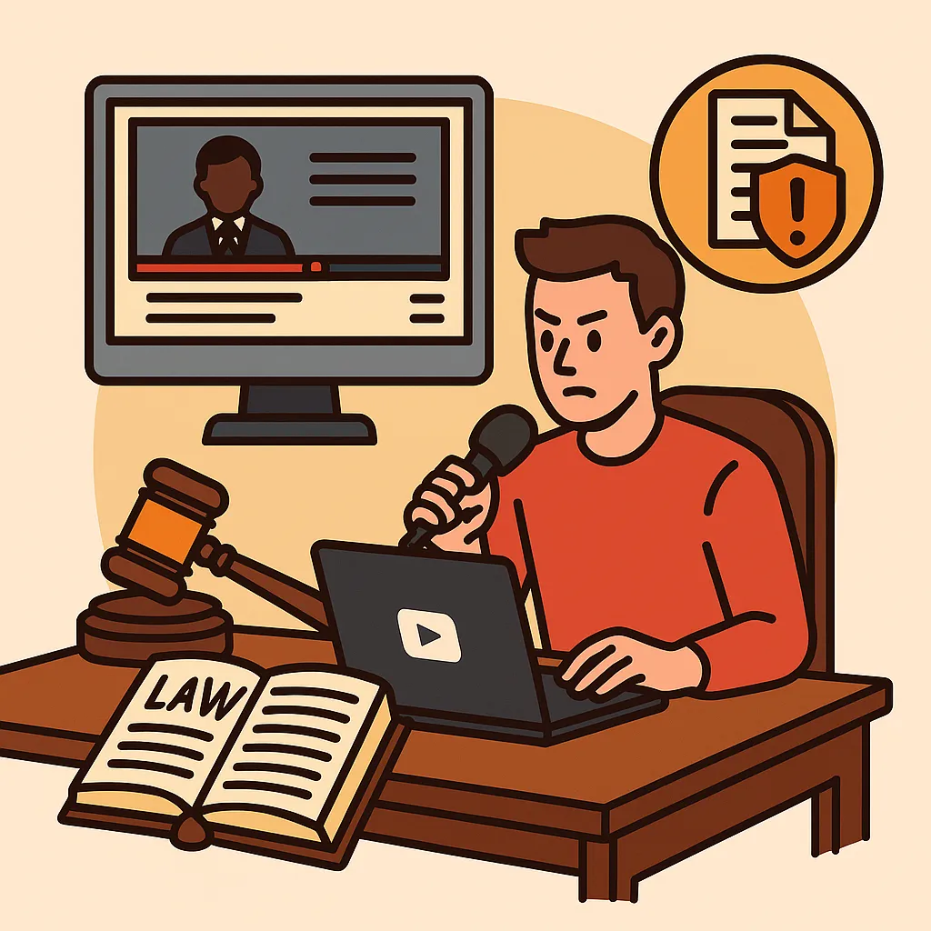 유튜브 법적 대응, 신고와 고소 처리법