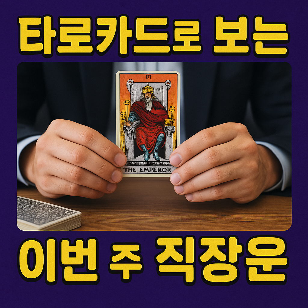 타로카드로 보는 이번 주 직장운