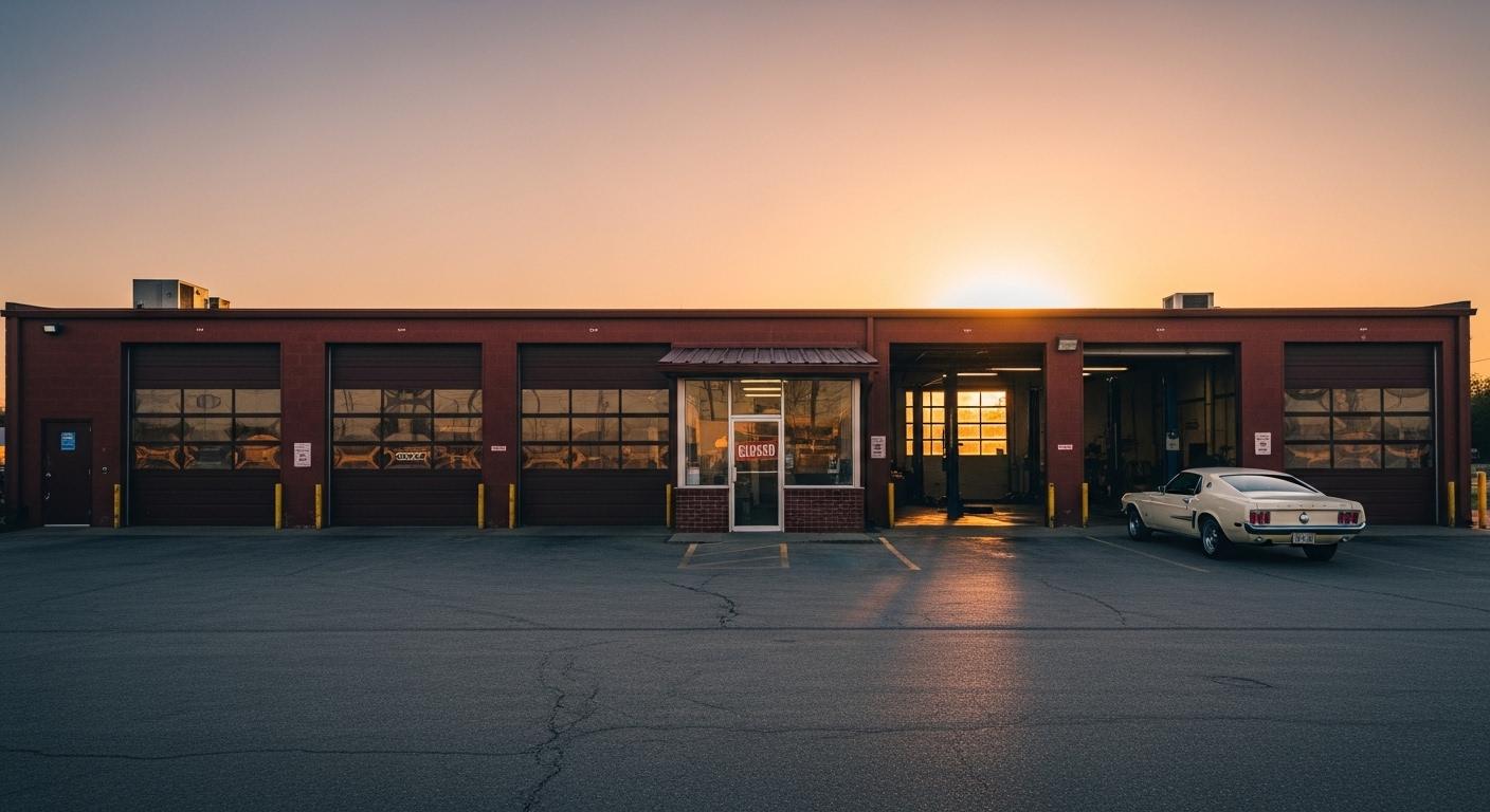 자동차 수리점 주말