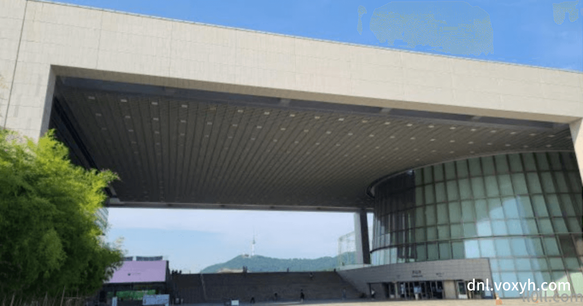 국립중앙박물관의 외부 전경