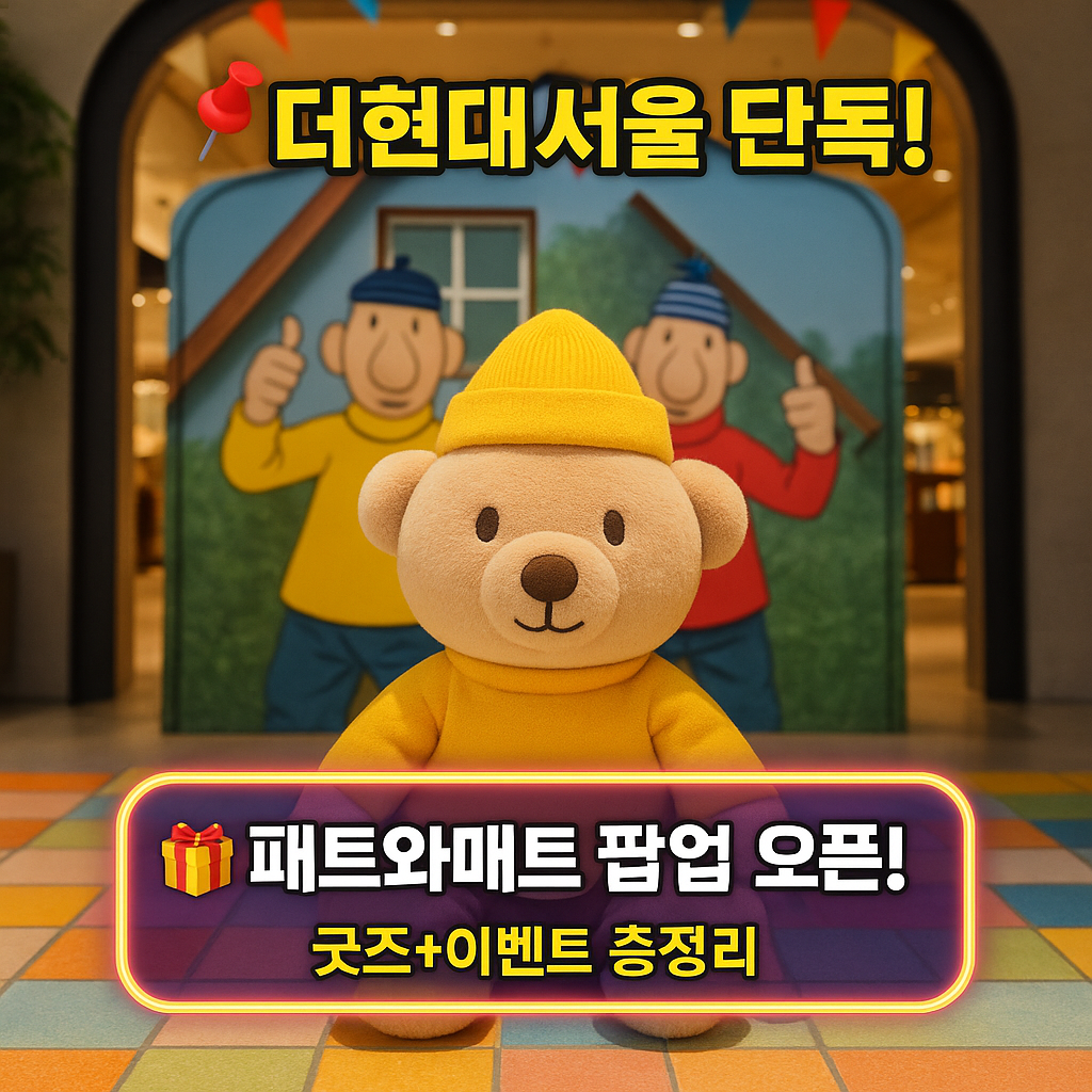 패트와매트 팝업스토어