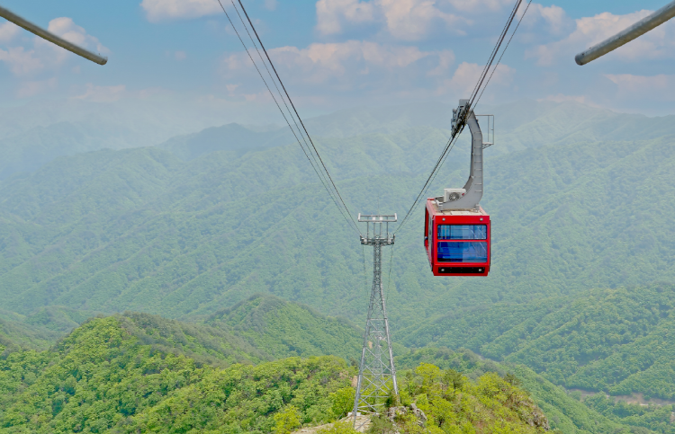 백암산 케이블카