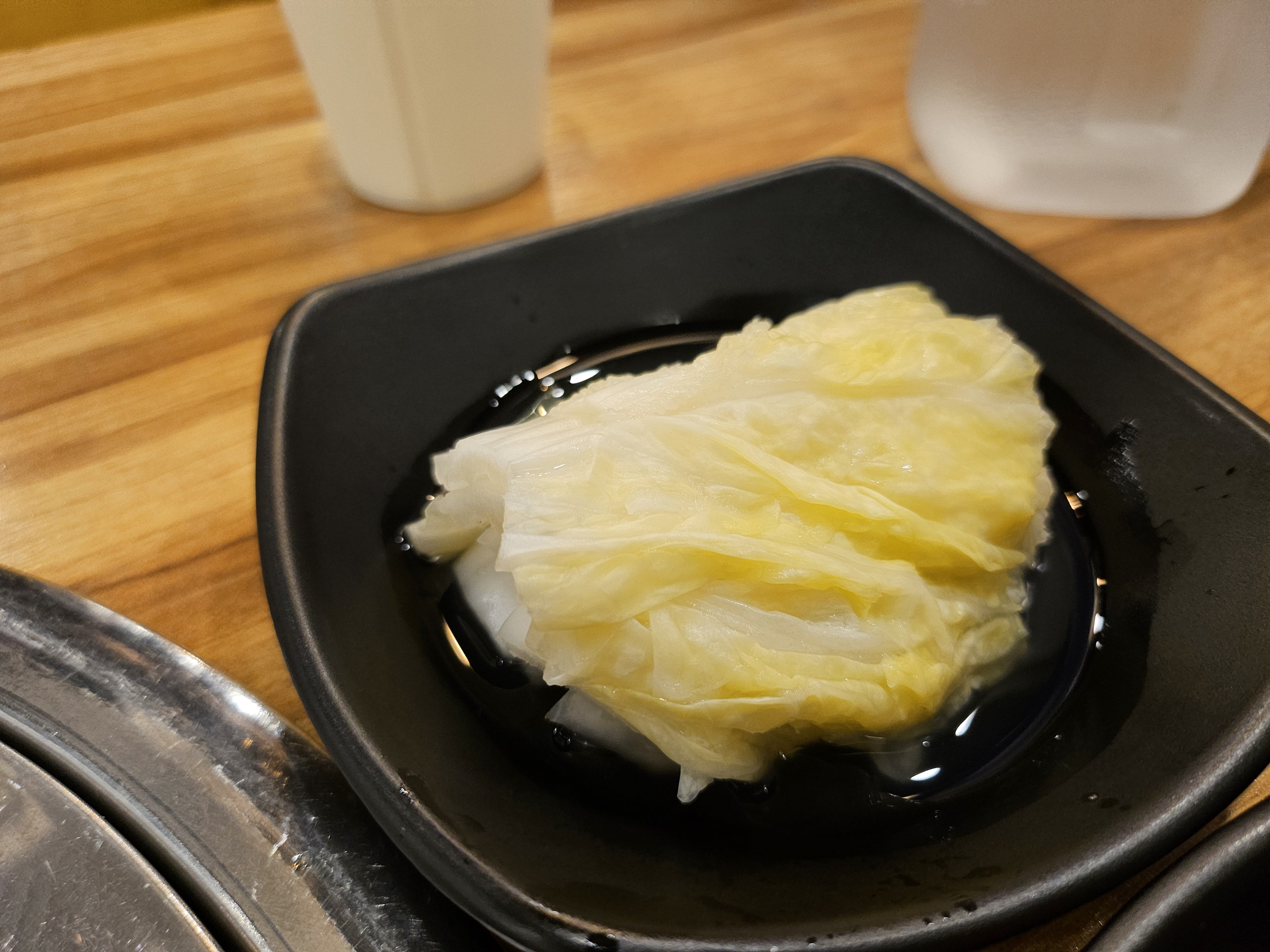 서울교대역맛집 담뿍화로된장 배추물김치 반찬