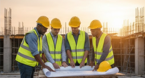 건설 관계자들