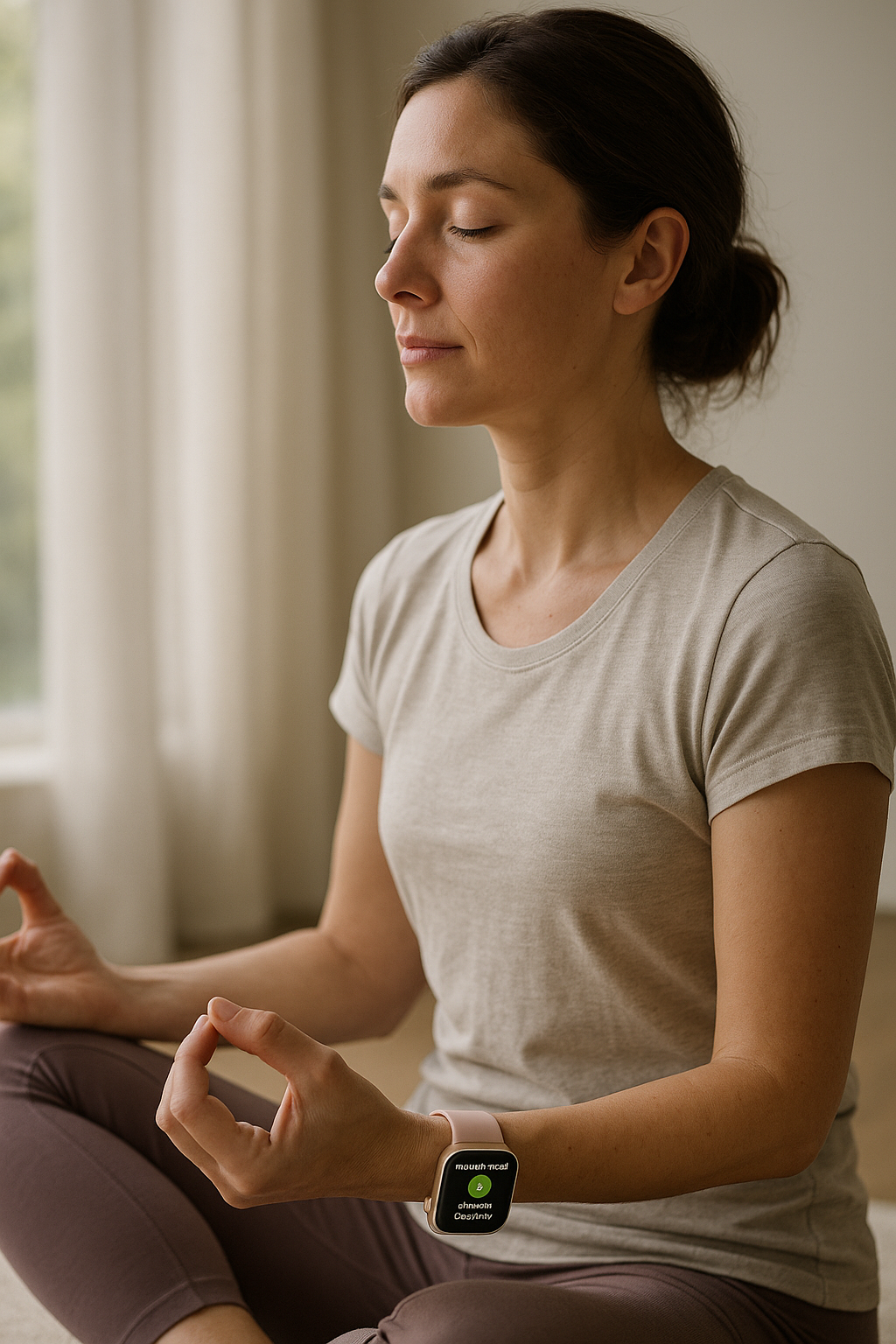 애플워치, 내면으로의 집중(looking inward) 챌린지 공개 (출쳐=AI 생성 이미지)