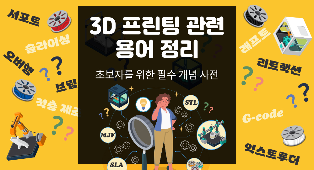 3D 프린팅 관련 용어 정리: 초보자를 위한 필수 개념 사전