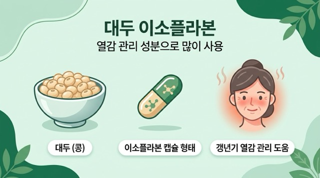 대두 이소플라본과 안면홍조 관리