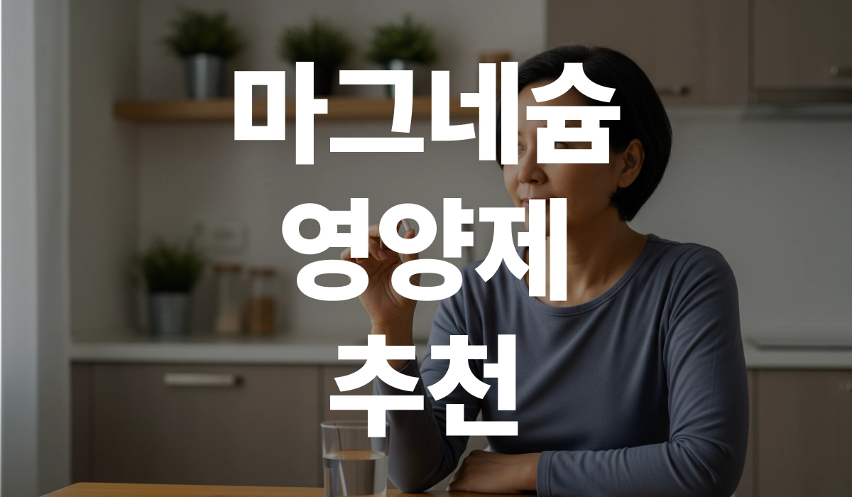 마그네슘 영양제 추천과 복용방법까지 포스팅 섬네일