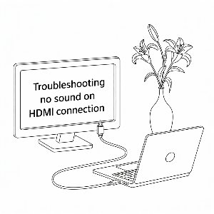 노트북 HDMI 연결 시 소리 안 나오는 이유와 해결법 이미지