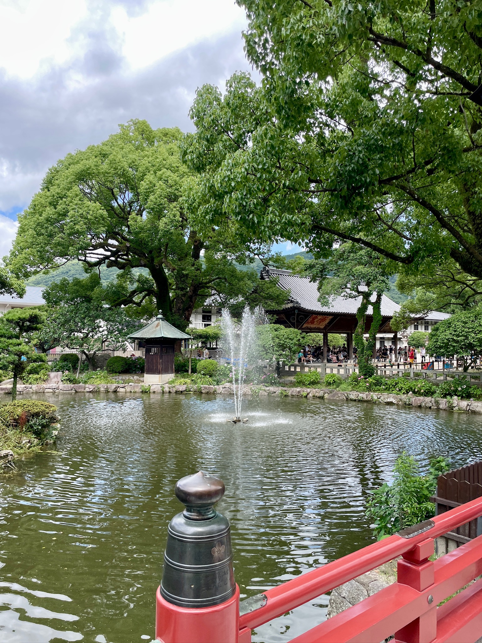 다자이후 텐만궁 내부 분수