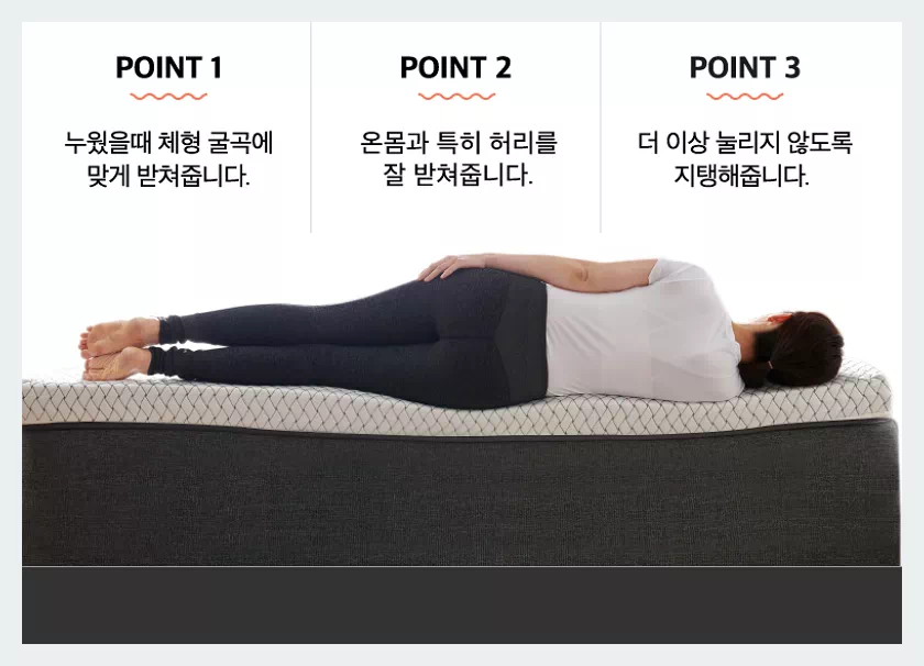 올먼스 매트리스 지지력