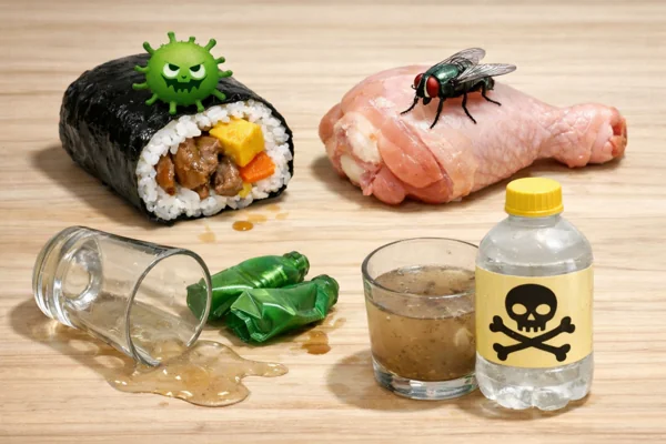 장염을 부르는 음식 환경 표현