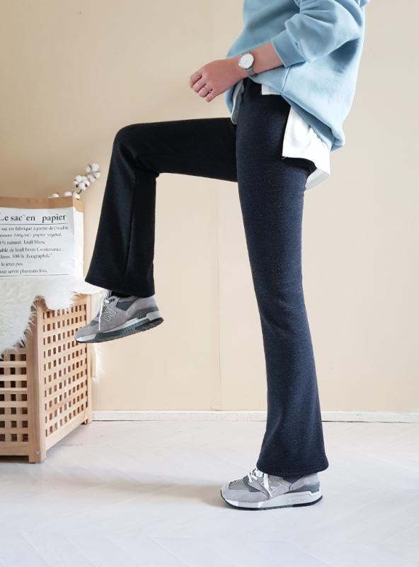 세상편해 기모 안감 따뜻 밴딩 부츠컷 레깅스 팬츠