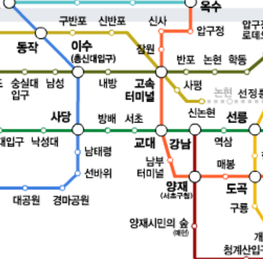 서울 지하철 노선도 크게보기