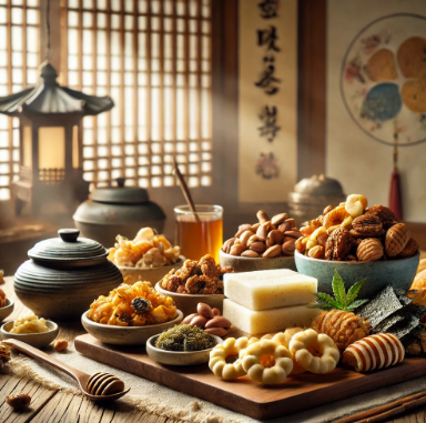 건강한 간식, 한국 전통 먹거리 관련 사진