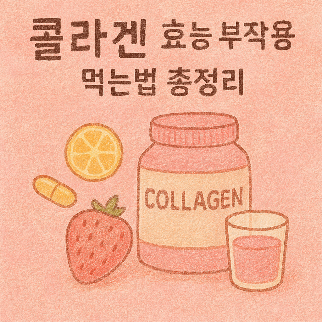 콜라겐 효능 부작용 총정리 이미지