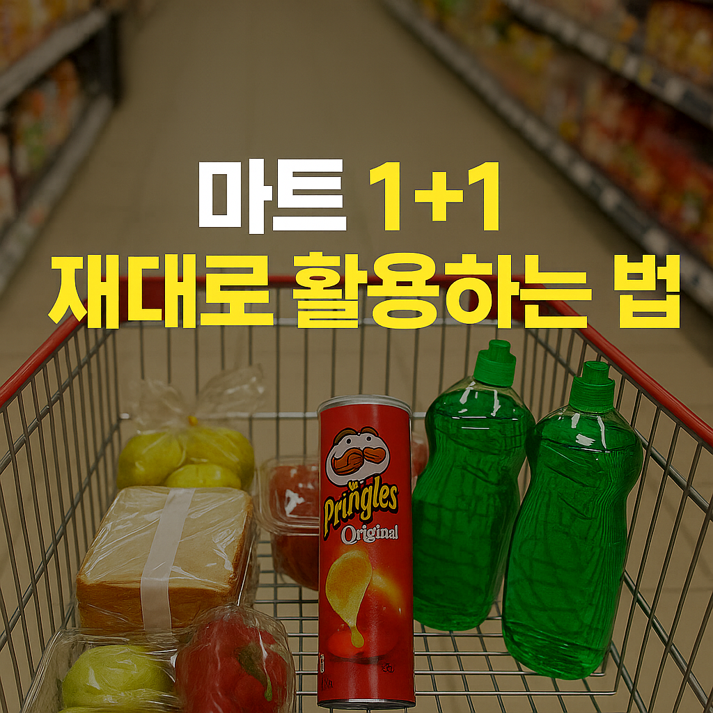마트 1+1 행사, 정말 알뜰하게 잘 쓰고 계신가요?