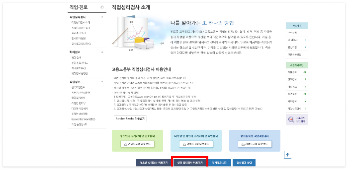 실업급여 직업심리검사