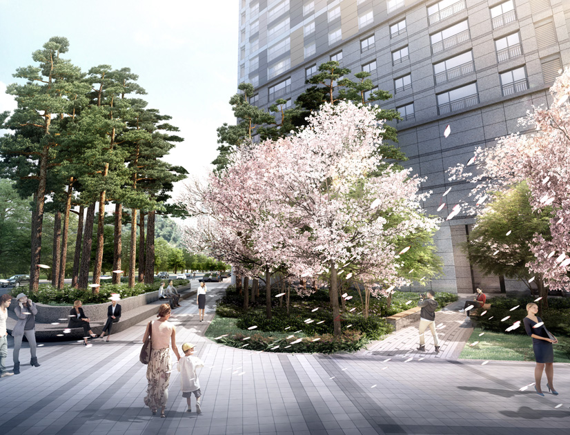 동탄역 롯데캐슬 조경설계