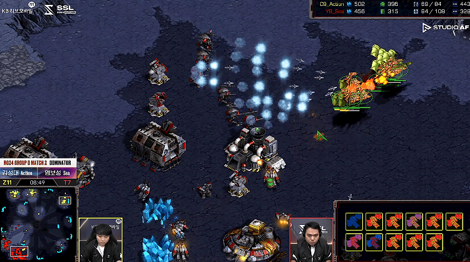 D조 2경기 뮤탈공격3