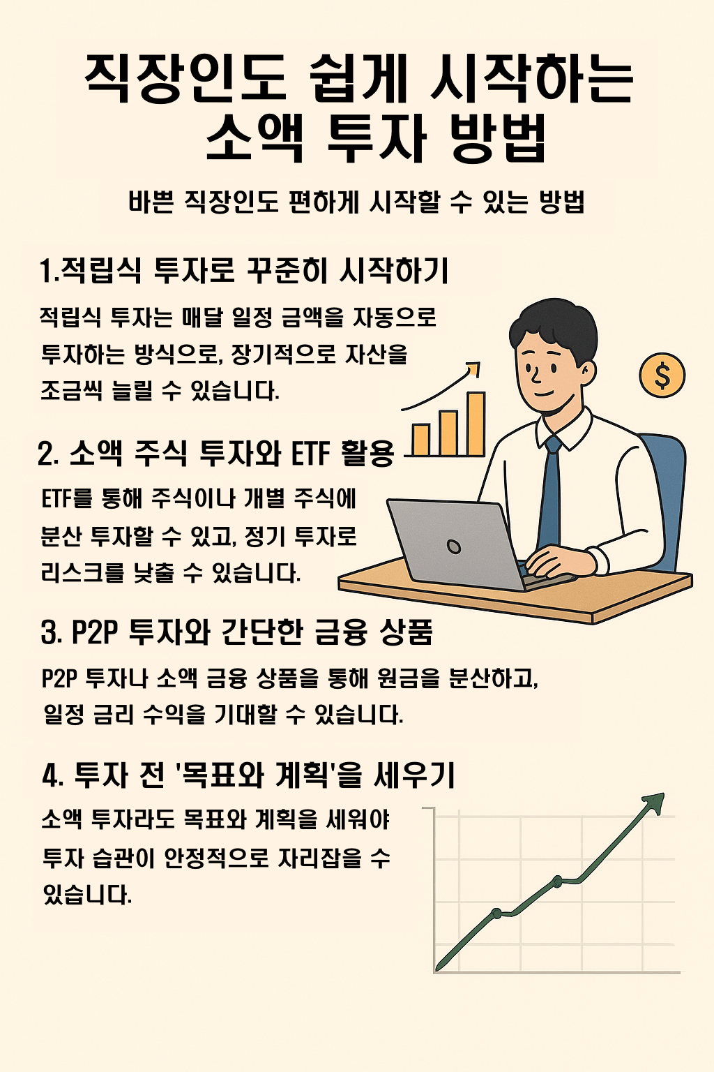 직장인도 쉽게 시작하는 소액 투자 방법