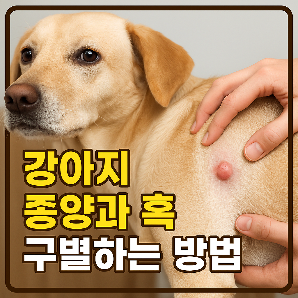 종양과 혹 구별하는 방법
