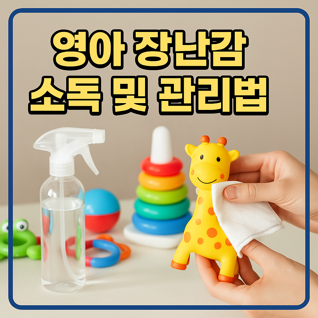 영아 장난감 소독 및 관리법