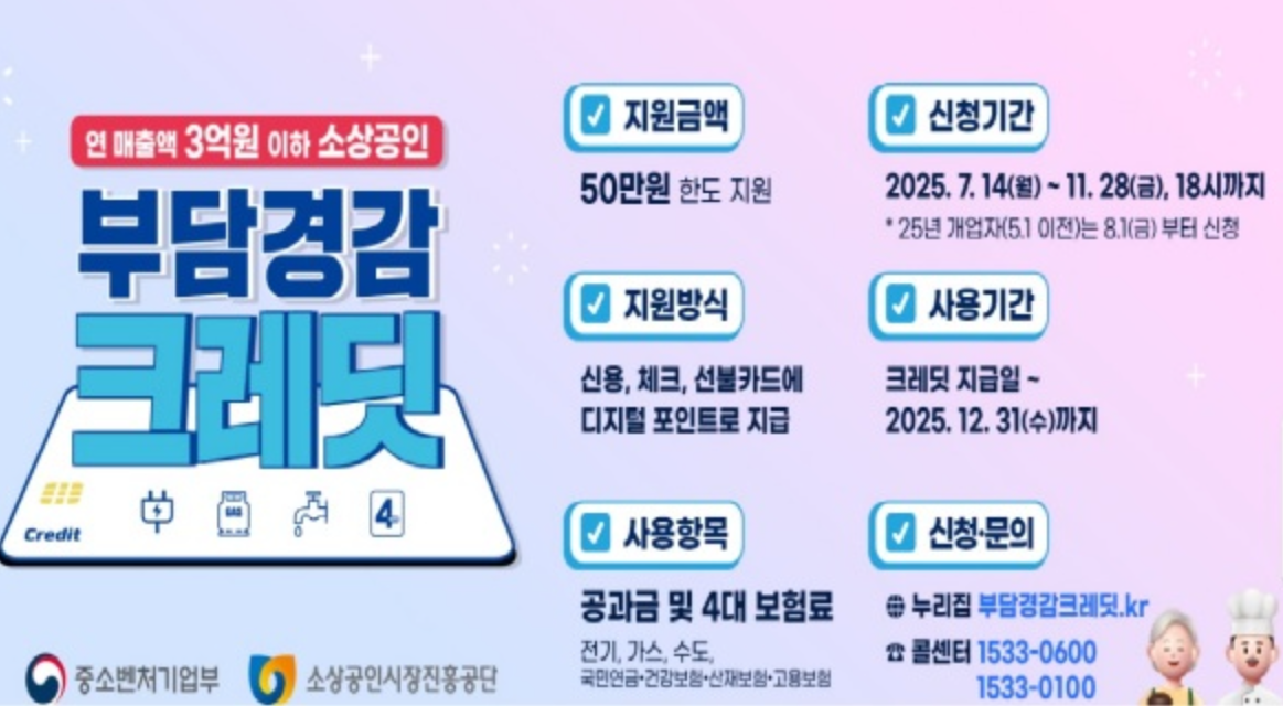 부담경감 크레딧 신청 이미지 1