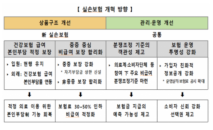 실손보험 개혁방향