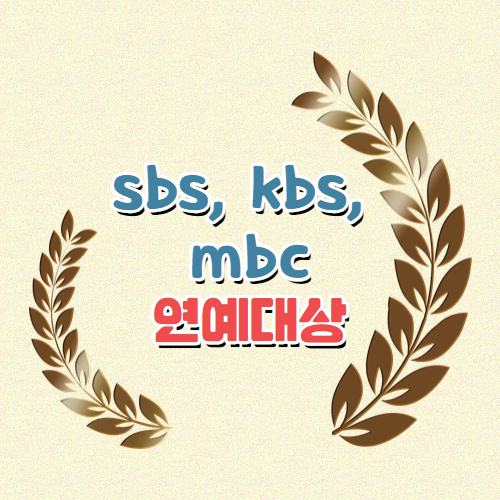 SBS, KBS, MBC 연예대상